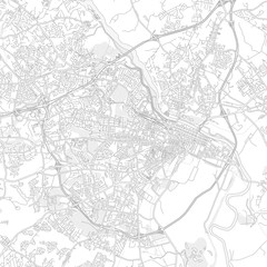 Augusta, Georgia, USA, bright outlined vector map