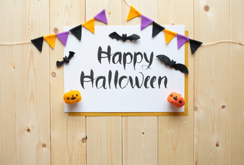 Handmade,  handwriting Happy Halloween image.(27-1)