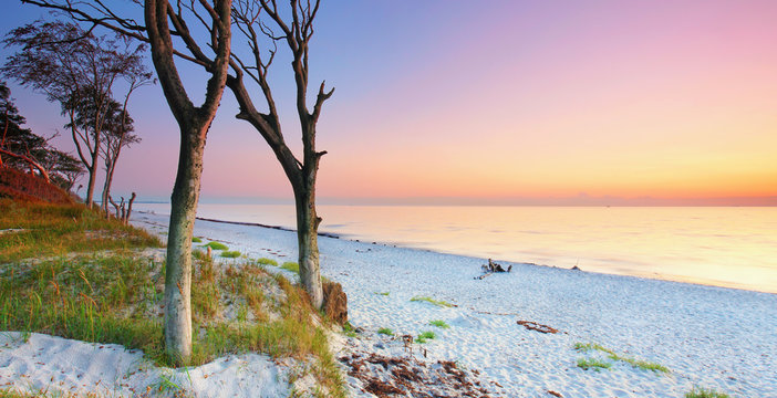 Sonnenuntergang am Weststrand Darss Ostsee