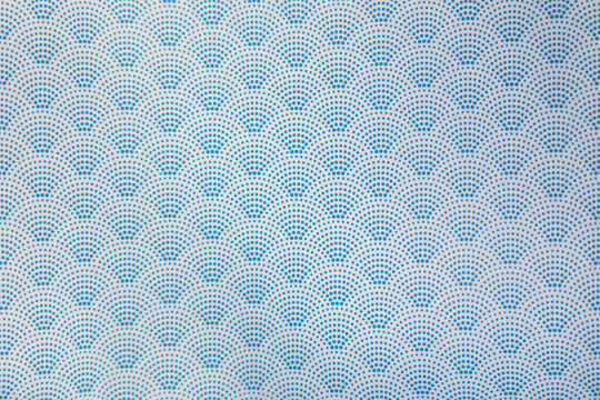 background of blue japanese dotted style wave pattern teture
