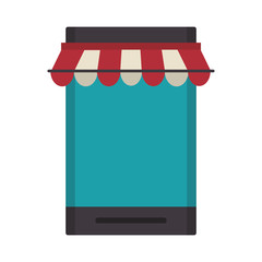 delivery commerce online sales cartoon