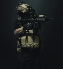 special forces soldier , military concept - 285075484