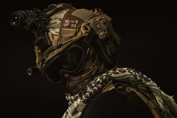 special forces soldier , military concept