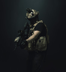 special forces soldier , military concept - 285076031
