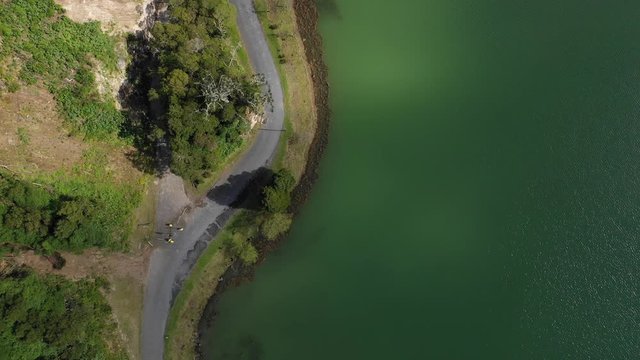 Azoren au der Luft - Sao Miguel: Stadt Furnas, Seen und Landschaften aus der Luft
