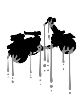 graffiti tropfen clipart fahren elektro roller führerschein bestanden  prüfung motorrad cool design schnell rasen spaß liebe hobby fahrzeug logo  kaufen Stock-Illustration | Adobe Stock