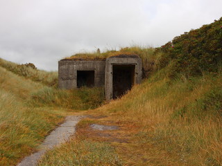 Control Post Bunker at Coast of Denmark