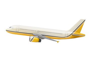 Toy Airplane isolated on white