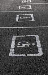 Free parking for disabled people