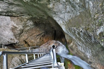 the canyon seven stairs in Brasov - Romania