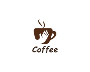 Coffee cup Logo Template vector icon design
