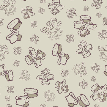 Abstract geometric seamless pattern