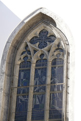 The cathedral St Peter built in Regensburg in gothic still