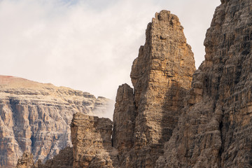 Sextner Dolomiten bei den drei Zinnen in Italien