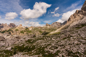 Obraz premium Sextner Dolomiten bei den drei Zinnen in Italien