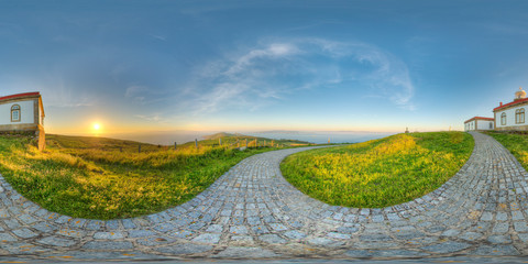 360 degree photo from the path to the lighthouse on the island of Ons