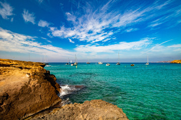 Cala Tarida one place from Island Ibiza