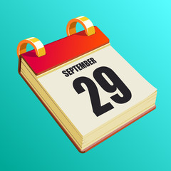 September 29 on Red Calendar