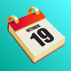 October 19 on Red Calendar