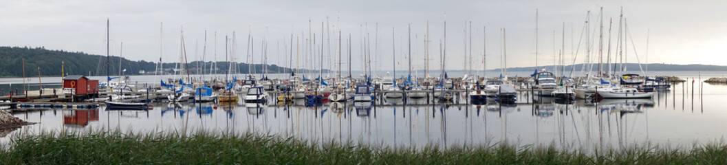 Panorama of marina