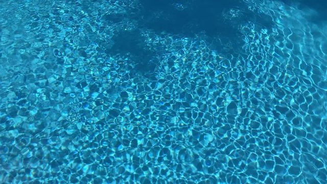 Summer swimming pool water waves background