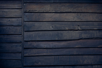 Old wooden background, wall or wall, traditional house, old wooden house