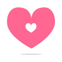 Heart Icon Vector.Flat style for graphic and web design