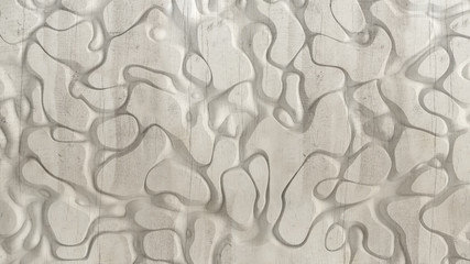 Volumetric texture abstract background. 3d illustration, 3d rendering.