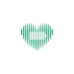 Love For Battery Logo Design Vectors Line Art