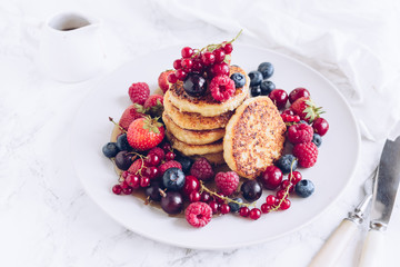 Cottage cheese pancakes