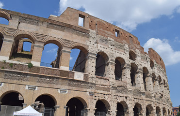 Coliseu de Roma, Anfiteatro Flavio, en Roma Italia