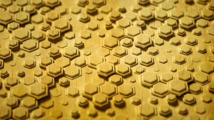 Volumetric texture abstract background. 3d illustration, 3d rendering.