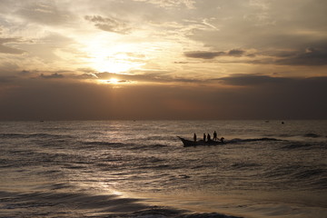 Fototapeta premium sunset on beach