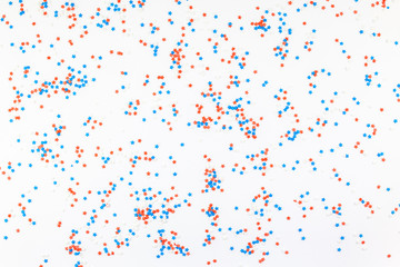 Background made from red blue and white stars