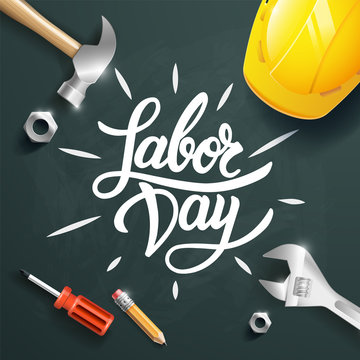 Labor Day banner, poster. Design template. Vector illustration