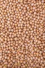 Chickpeas close up for use as a background