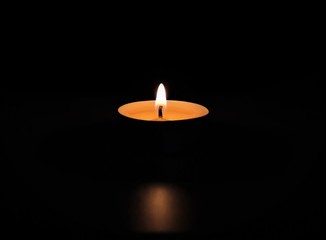 candle in the dark