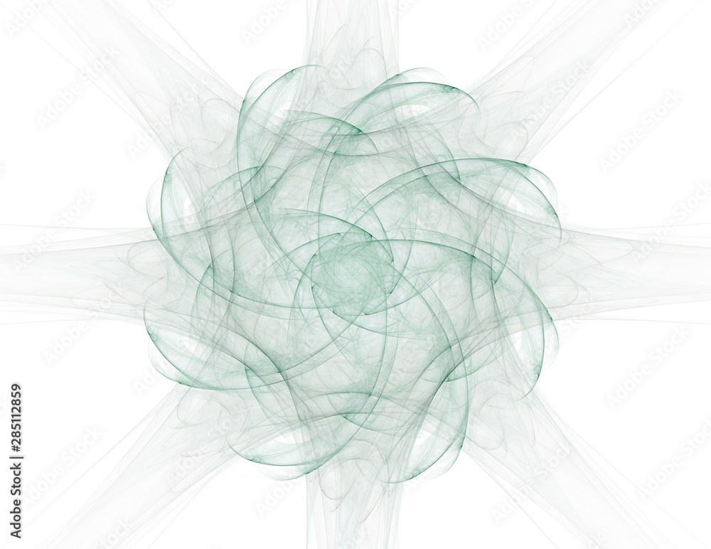 Poster abstract fractal background - computer-generated image. digital art. converging toward the center of