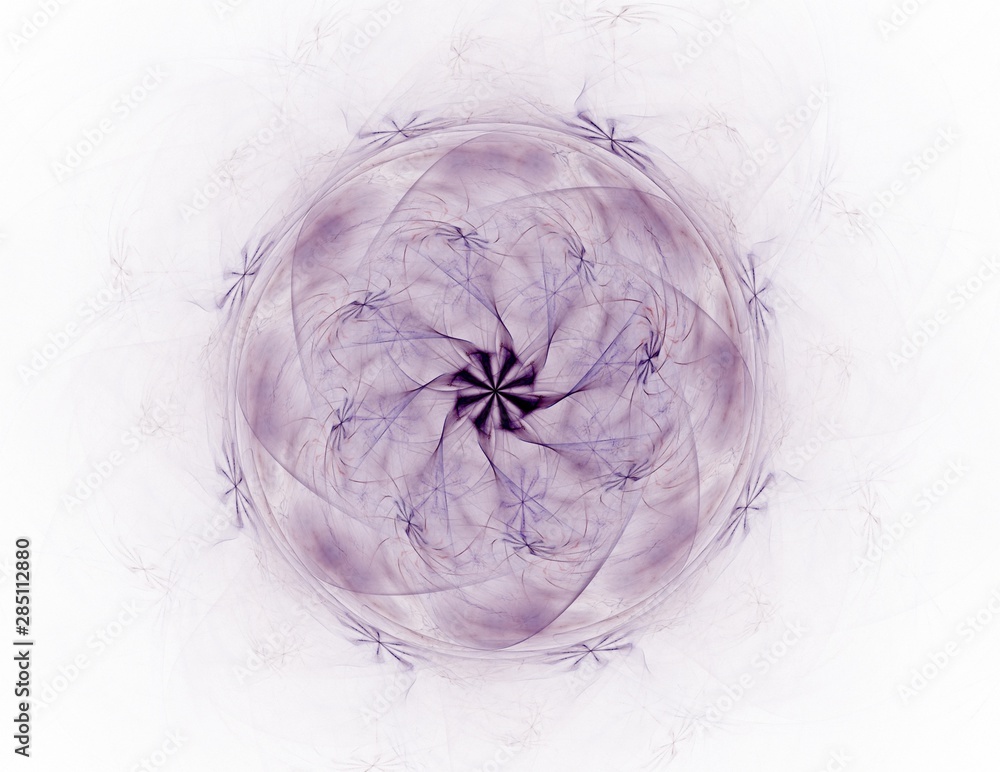 Poster abstract fractal background - computer-generated image. digital art. converging toward the center of