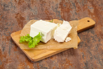 Greek traditional Feta soft cheese