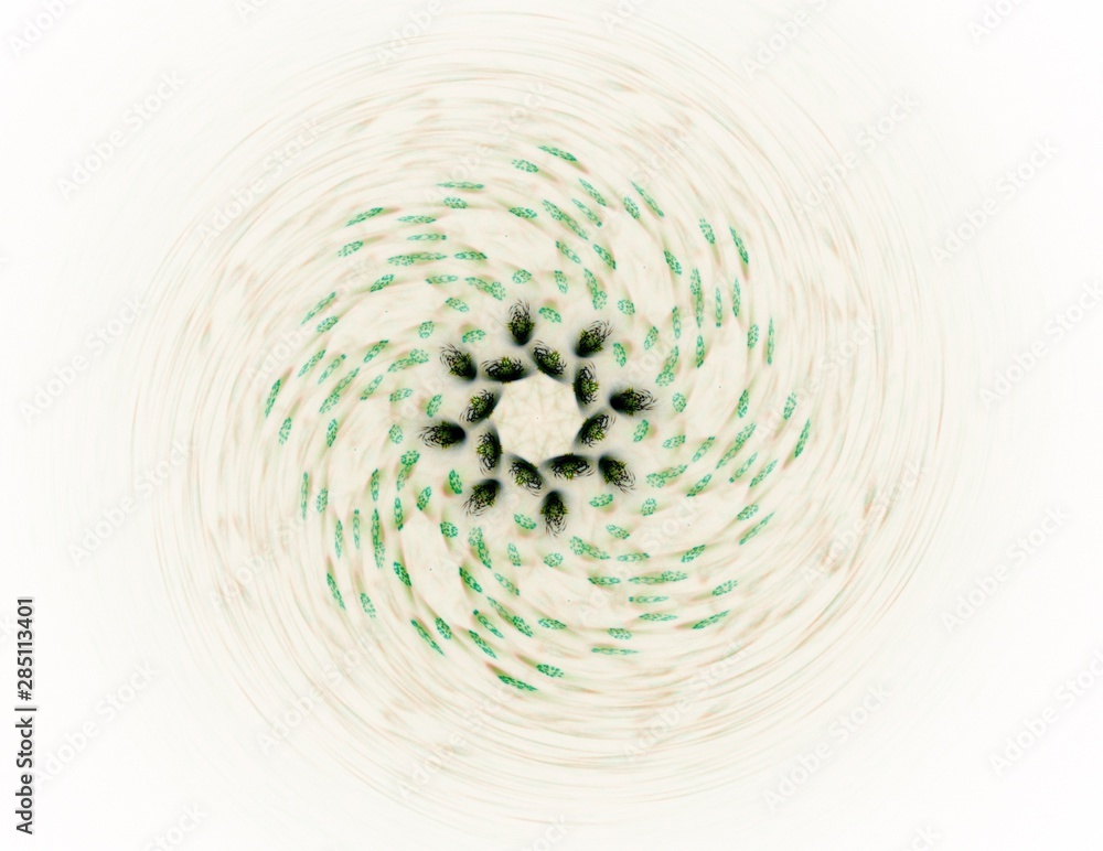 Poster abstract fractal background - computer-generated image. digital art. converging toward the center of