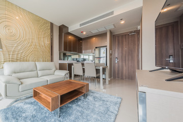  Interior, beautiful apartment, luxurious living room