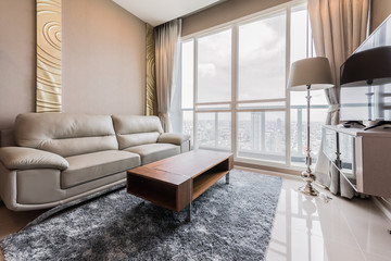  Interior, beautiful apartment, luxurious living room