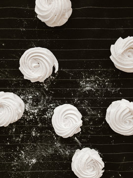 Beautiful table setting of dessert
