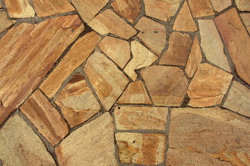Wet shale stone mosaic texture surface, natural pattern for background