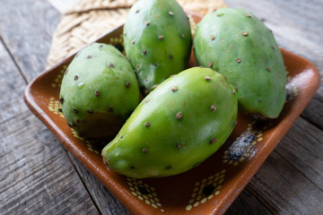 Mexican prickly pear fruit also called 