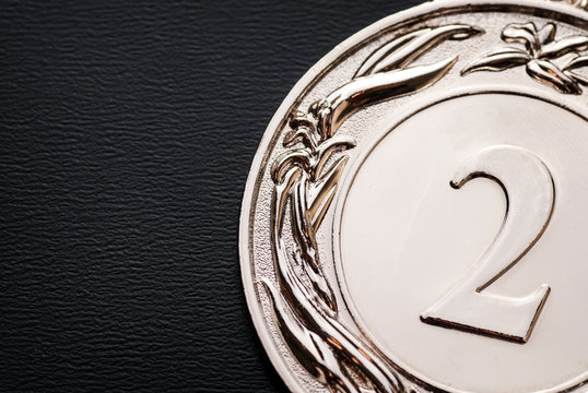 Silver winners medal for the 2nd place runner-up