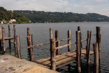 panorama with view of the orchard lake