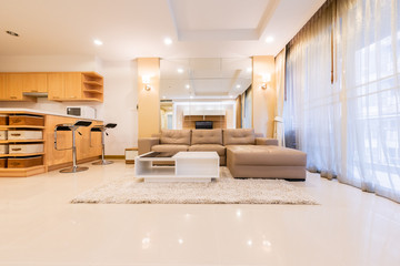  Interior, beautiful apartment, luxurious living room