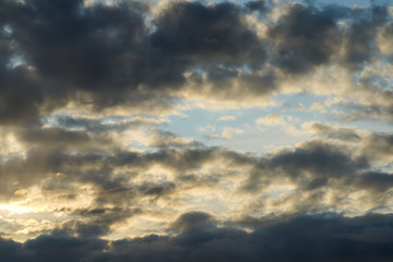 Naklejka premium Beautiful pure sky